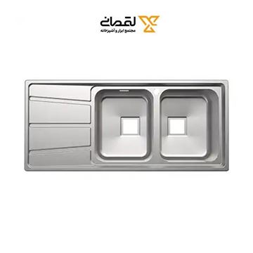 سینک ظرفشویی تو کار 116 س.م مدل ST1161 برند آلتون ALTON