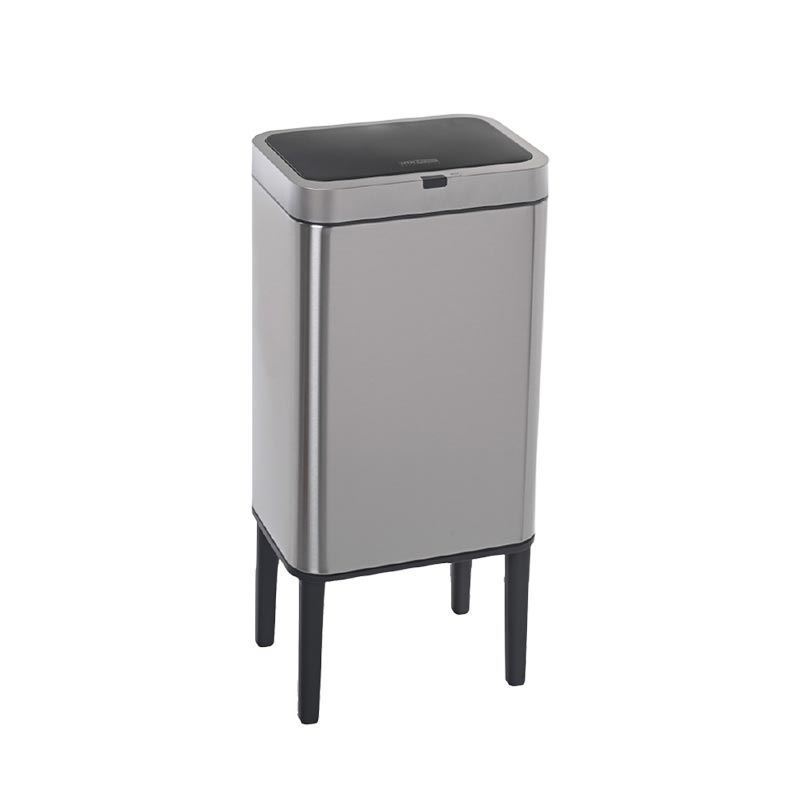 سطل زباله ۲۰ لیتری باسنسور پایه دار استیل مدل HTD112 اچ تی ان پرایم HTN PRIME