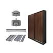 مکانیزم تاپ لاین توکار اسلیم 2 درب ریل ملونی MELONI