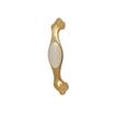 دستگیره کابینتی دو پیچ طلایی مات 144 BRASS رد RED-01