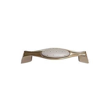 دستگیره کابینتی دو پیچ طلایی مات 143 BRASS رد RED