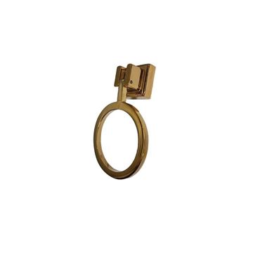 دستگیره کابینتی تک پیچ طلایی براق سایز 001 کد 46 برونتیل BRONTEEL-01