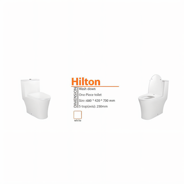 توالت فرنگی مدل HILTON سفید ورتا VERTA