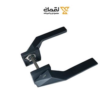 دستگیره روزت مربع سوییچی مشکی کد A26 آذر بیست AZAR20