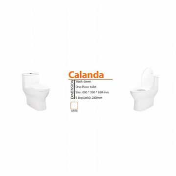 توالت فرنگی مدل CALANDA سفید ورتا VERTA