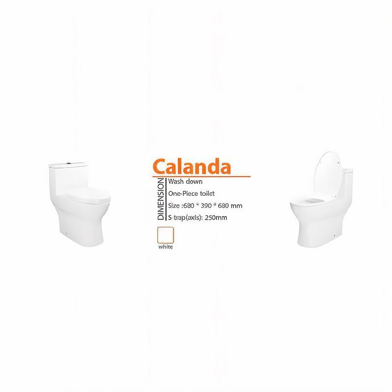 توالت فرنگی مدل CALANDA سفید ورتا VERTA