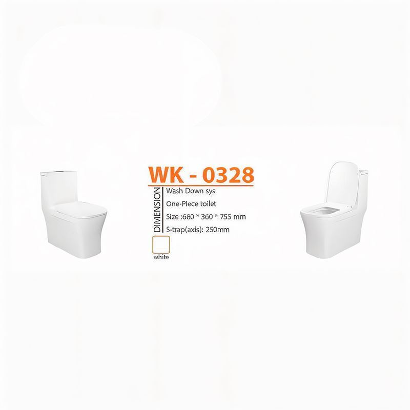 توالت فرنگی مدل WK-0328 سفید ورتا VERTA