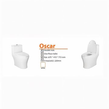 توالت فرنگی مدل OSCAR سفید ورتا VERTA