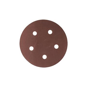 سنباده (اوربیتال)گرد پشت چسبدار (قطر 125 ) 5 سوراخ SA پاس PAS