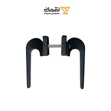 دستگیره روزت مربع سوییچی مشکی کد A24 آذر بیست AZAR20