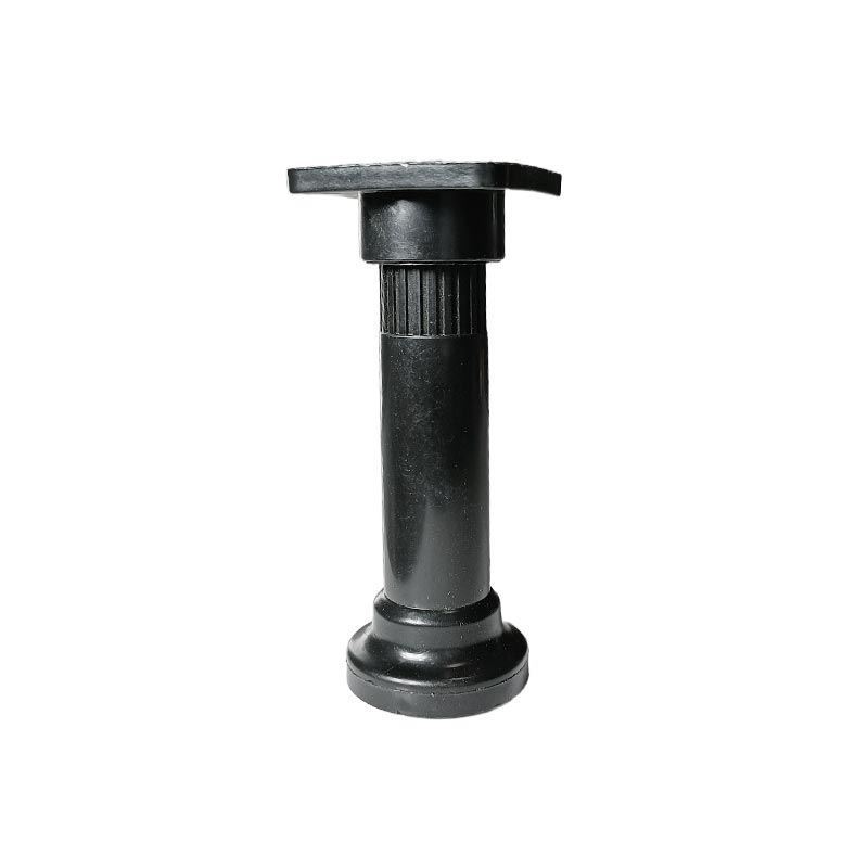  پایه کابینتی استوانه ای پلاستیکی سه تیکه مشکی کد LP04 پایا باربد