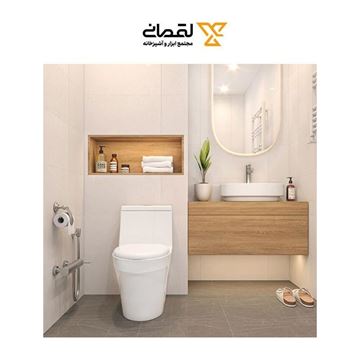  توالت فرنگی مدل هلنا سفید ساده چینی کرد