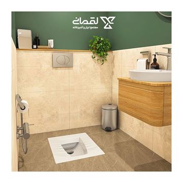 سنگ توالت تخت آوینا طبی سفید چینی کرد