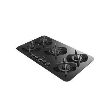 اجاق گاز 5 شعله شیشه ای مدل G552B دیموند DEEMUND