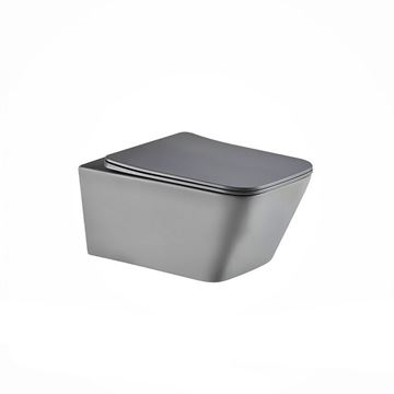 توالت فرنگی وال هنگ طوسی مات مدل TL-2008-VI (به سفارش اروپا) مرآس MERASSE