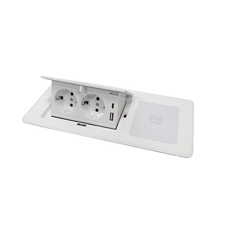 پریز برق مستطیل تو کار کد 1024میلو MILO