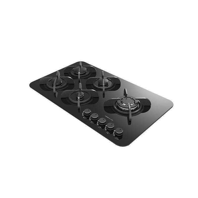 اجاق گاز 5 شعله شیشه ای مدل G563 دیموند DEEMUND