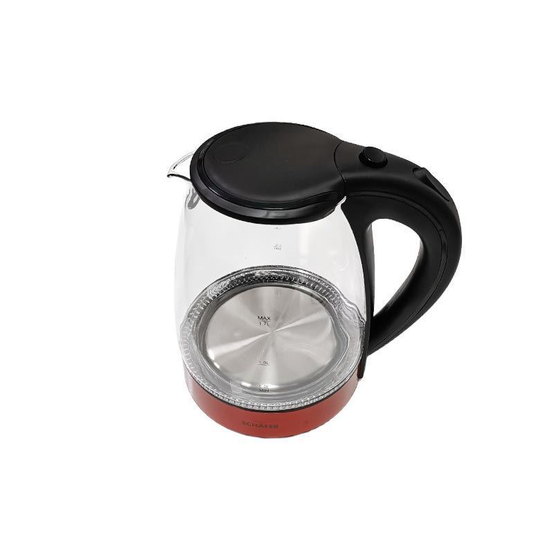 کتری شیشه - قرمز (کد 74349) SCHAFER