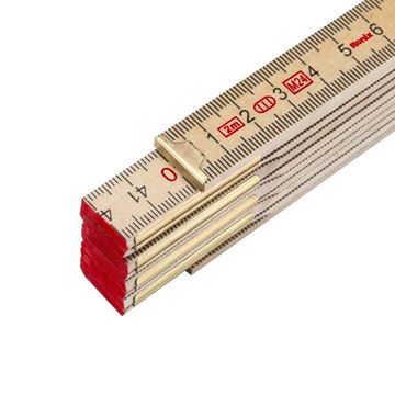 خط کش چوب تاشو 2 متری مدل RH-9715 رونیکس RONIX-02