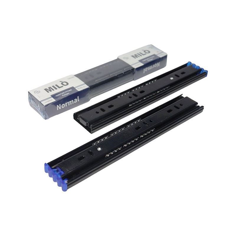 ریل ساچمه ای سه تکه مشکی میلو MILO