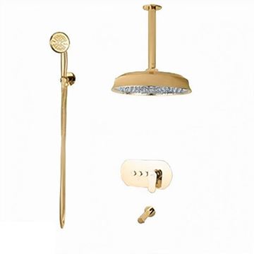 متعلقات دوش توکار سقفی ایکاد (تنسو) کلاس 1 راسان RASAN