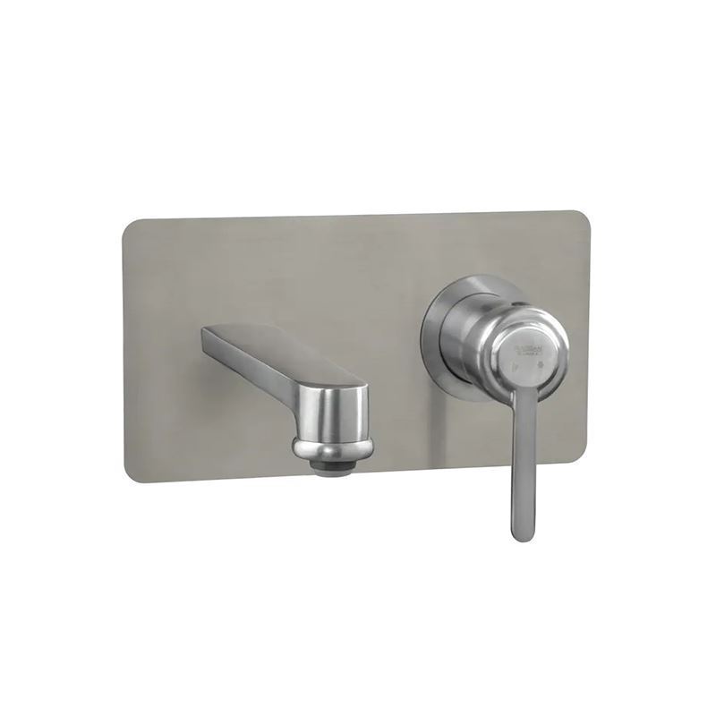 متعلقات روشویی توکار رزالین فلت طلایی مات راسان RASAN