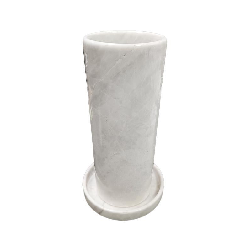 گلدان استوانه بزرگ سنگی مدل ازنا پرشین سنگ