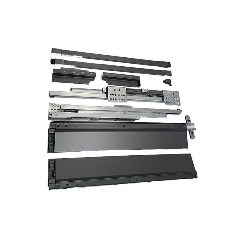 ریل بدنه دار فلزی بلند 50 سانت طوسی کد A+ H-UP44A ورنو VERNO