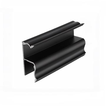 دستگیره کمدی شاخه ای 3 متری مشکی کد WH-040 سارو SARO