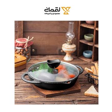 تابه ووک گریل چدن سایز 24 مدل TEYAM نالینو1NALINO