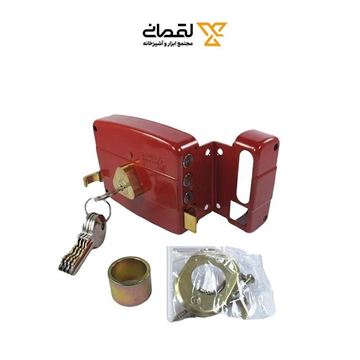 قفل حیاطی قرمز سه لول کلید کامپیوتری 106-12-5C اس تی ای 1STA