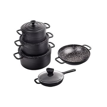 	سرویس 9 پارچه چدن DIO کد 0163 نالینو NALINO-00