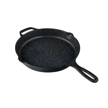 تابه چدن 24 اینچ تک دسته مدل ENZO نالینو NALINO-01