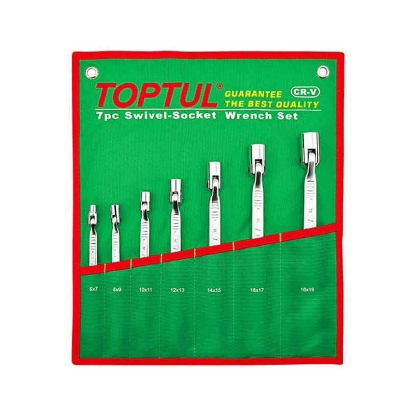 ست آچار دو سر بکس 7 عددی کد GAAA0704 تاپ تول TOPTUL-01