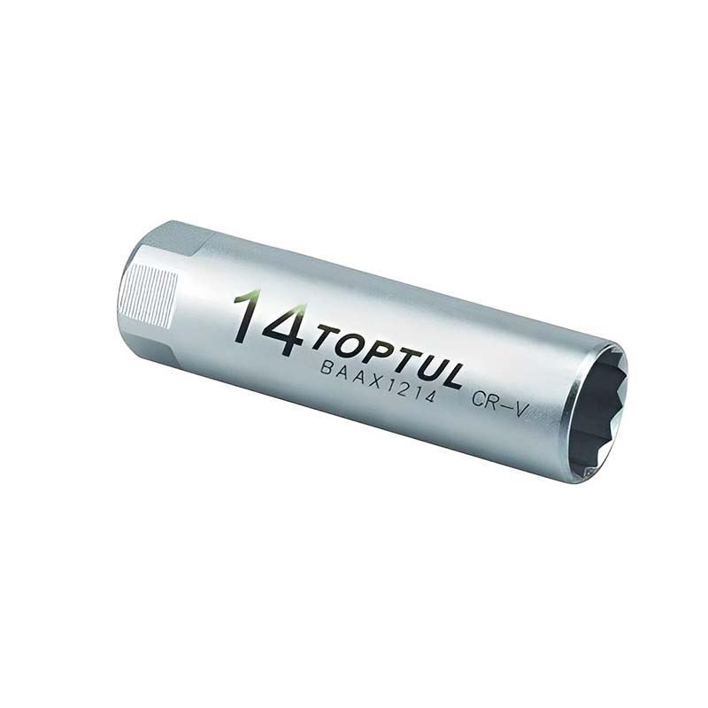 بکس تکی 38 اینچ 12 پر شمعی فنری سایز 14 کد BAAX1214 تاپ تول TOPTUL-01