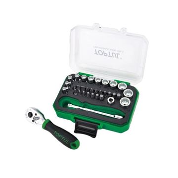 جعبه بکس و بیت 1/4 اینچ کد GABW3302 تاپ تول TOPTUL