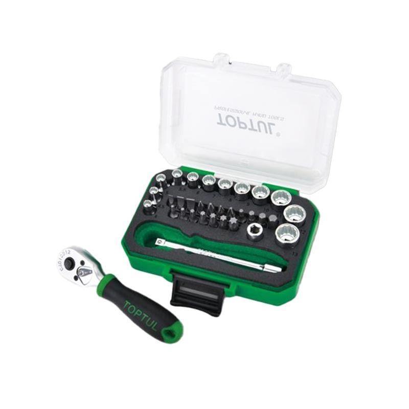 جعبه بکس و بیت 1/4 اینچ کد GABW3302 تاپ تول TOPTUL