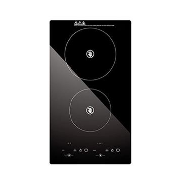 اجاق گاز شیشه ای برقی 2 شعله مدل T2V-02 مرآس MERASS