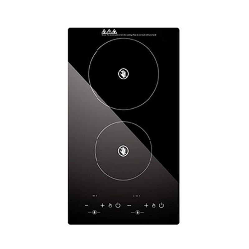 اجاق گاز شیشه ای برقی 2 شعله مدل T2V-02 مرآس MERASS