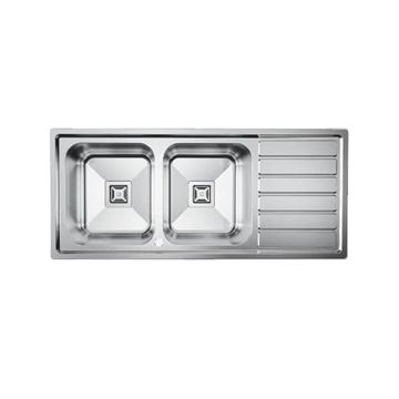 سینک ظرفشویی روکار مدل 1075 ایلیا استیل