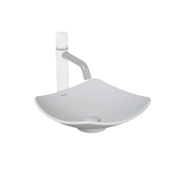 سنگ روشویی مربع WHITE کد GB 5110 گرانیسیا GRANISEA