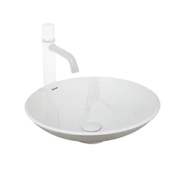 خرید سنگ روشویی گرد CALACATTA کد GB1111 گرانیسیا GRANISEA | لوکس، مدرن و بادوام