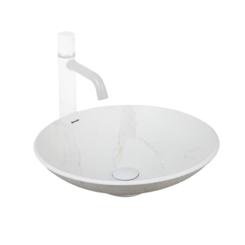 خرید سنگ روشویی گرد CALACATTA کد GB1111 گرانیسیا GRANISEA | لوکس، مدرن و بادوام