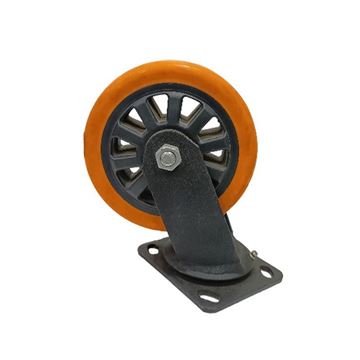 چرخ ۱۵ سانتی متری گردان نارنجی کاسپین CASPIAN