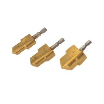 کیت 3 عددی مته دوپله لوله پی وی سی کد 3711 جاستر JUSTER