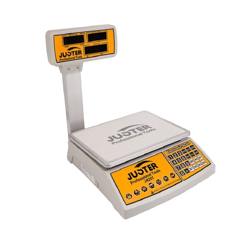 ترازو دیجیتال 40 کیلوگرمی علمک دار کد 4201 جاستر JUSTER-01