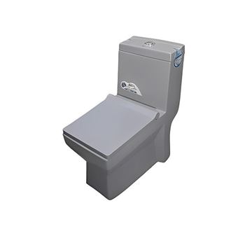 توالت فرنگی طوسی ساده مدل لاریسا رسی ROSI-01