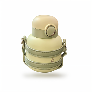 فلاسک نی دار کپل کاور چرم 480 میل کد XDFW876