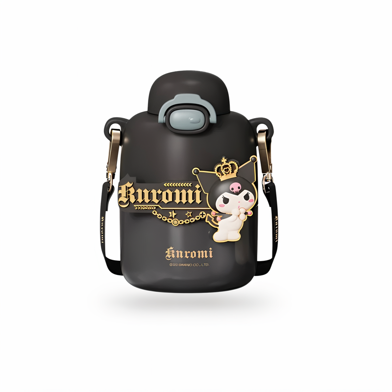 فلاسک کرومی مشکی کد 3033