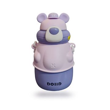 فلاسک بچگانه خرسی نی دار 500 میل کد 6048 DOLLD